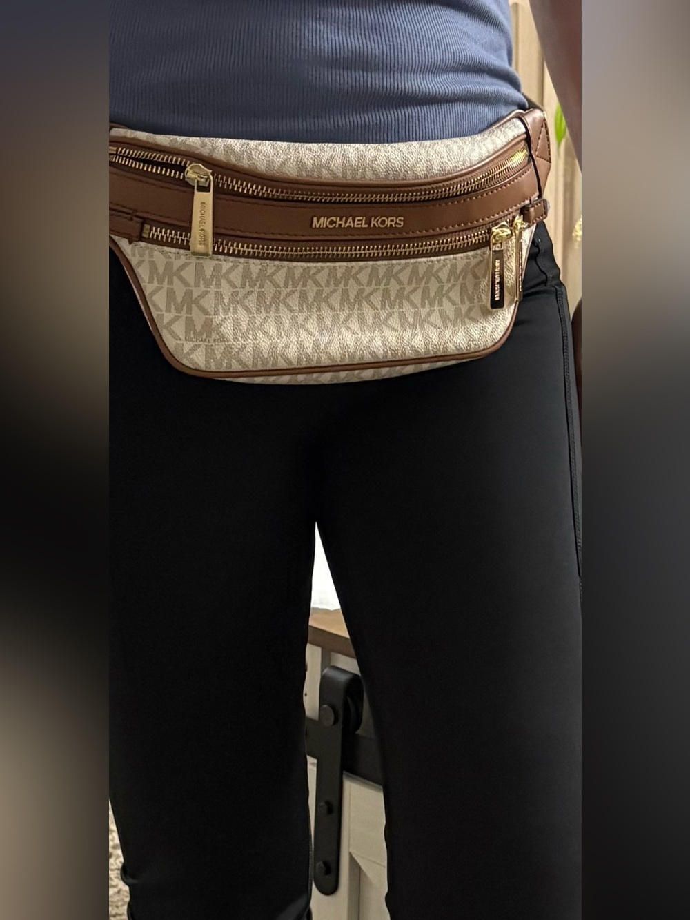 Michael Kors Tan and Brown Belt Bag - Picture 3 of 3